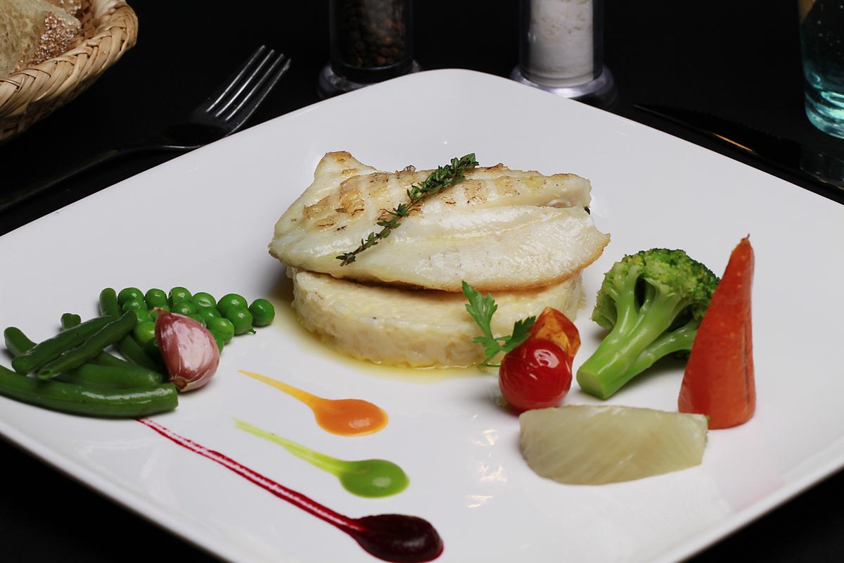 Fillet of John Dory with seasonal vegetables