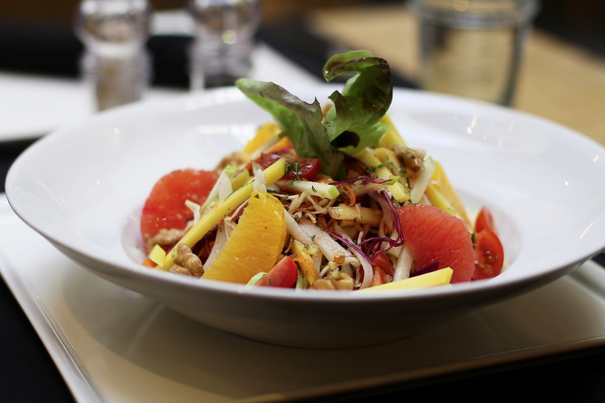 Fresh citrus salad starter